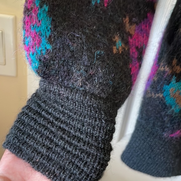 GORGEOUS VINTAGE  mohair cardigan 1990s 1980s - Picture 2 of 7